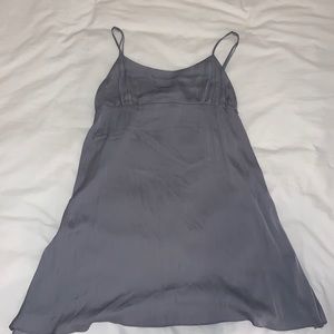 Free People Dove grey slip dress